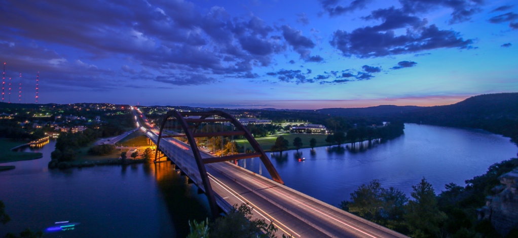 Texas Hill Country from the Pennybacker bridge